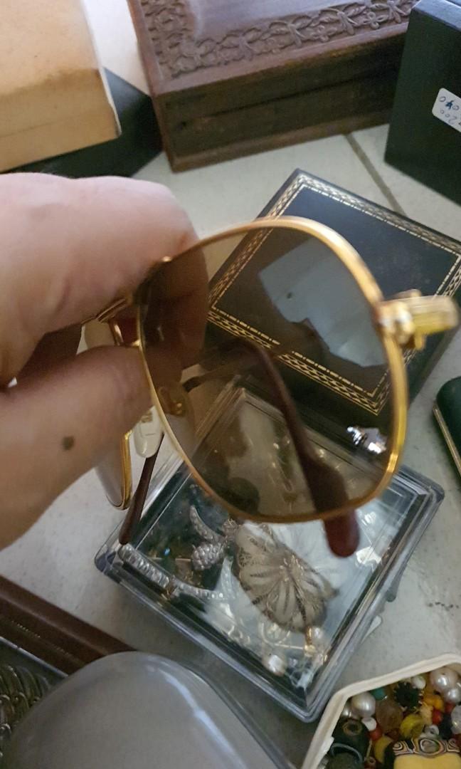 Cartier sunglasses 140 : COLLECTOR VINTAGE, Fesyen Pria, Aksesoris,  Kacamata di Carousell