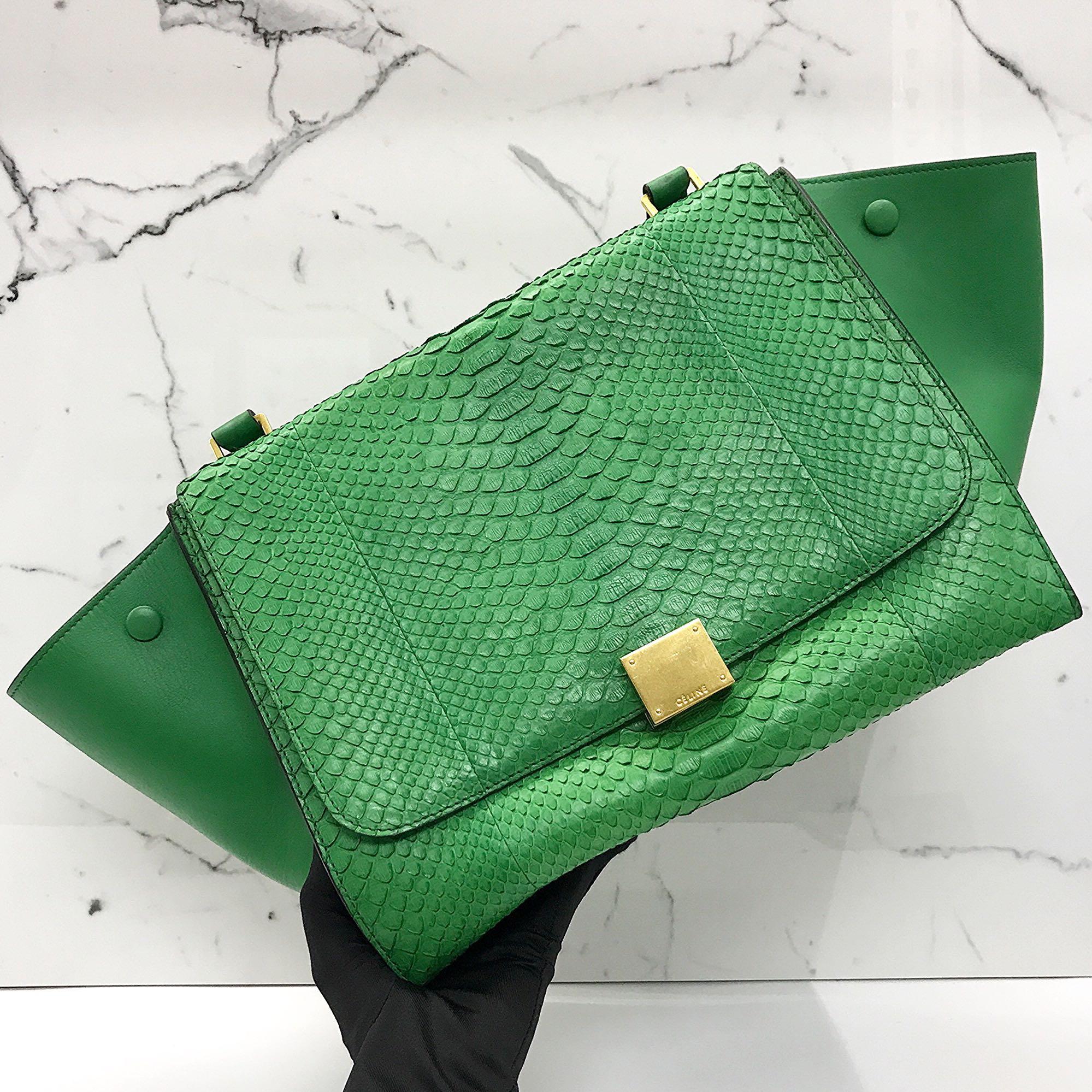 Celine trapeze python best sale