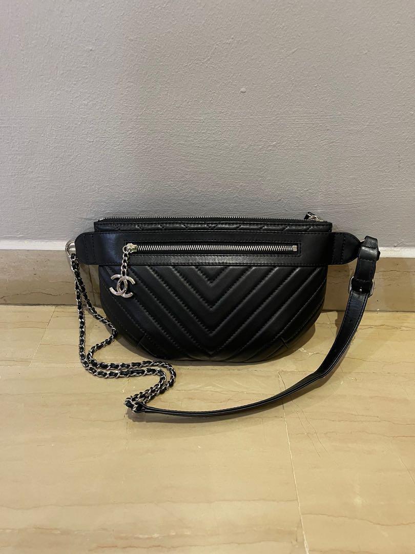 Chanel chevron waist bag clearance