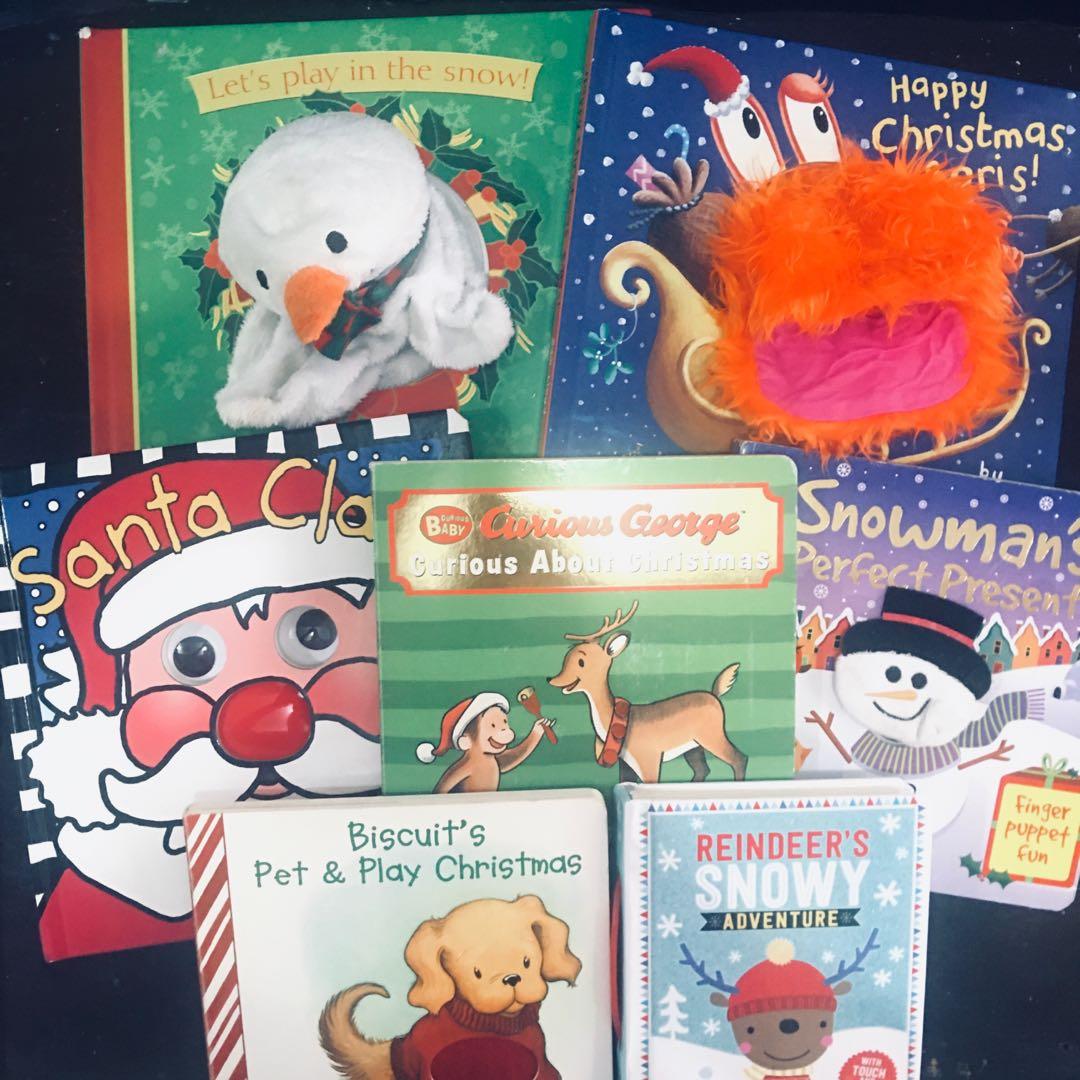 Christmas Books - Touch and feel, Hobbies & Toys, Books & Magazines,  Children's Books on Carousell