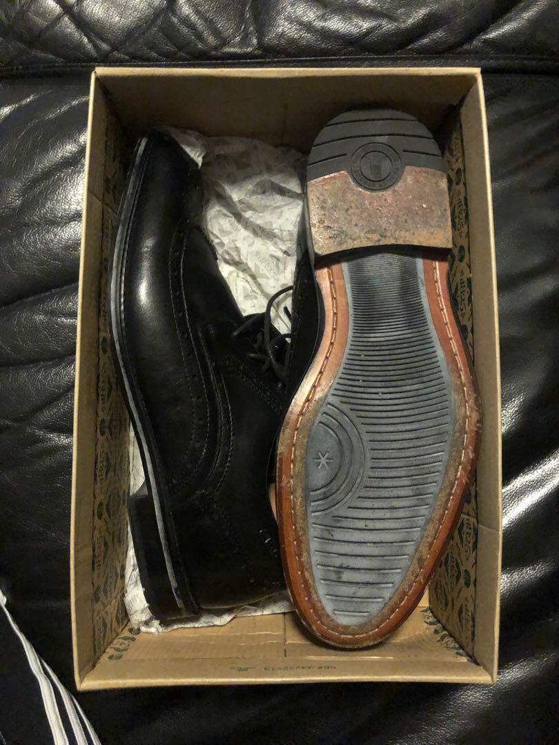 Clarks Dorset Limited Black Leather Shoes Men s Fashion Footwear Dress Shoes on Carousell