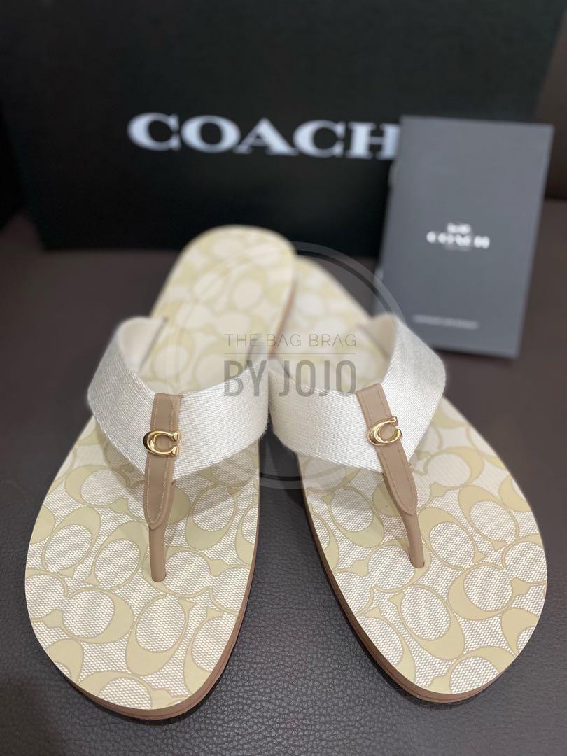 Coach hotsell zoe slipper