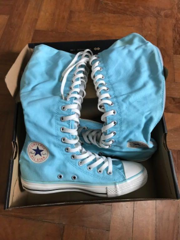 Converse knee high outlet lace up shoes