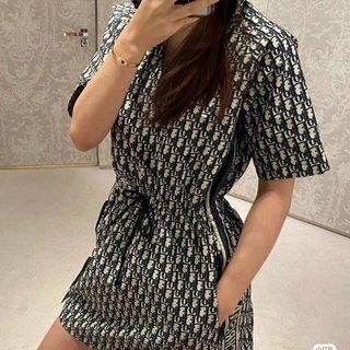 Dior monogram hoodie Dress