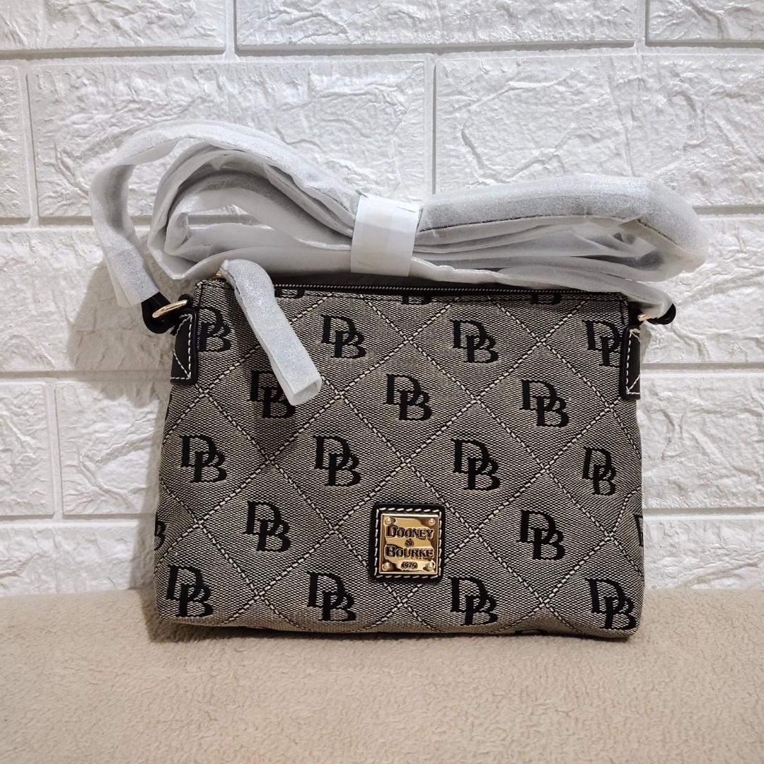 Dooney Bourke Maxi Quilt Black Crossbody Pouchette Women s