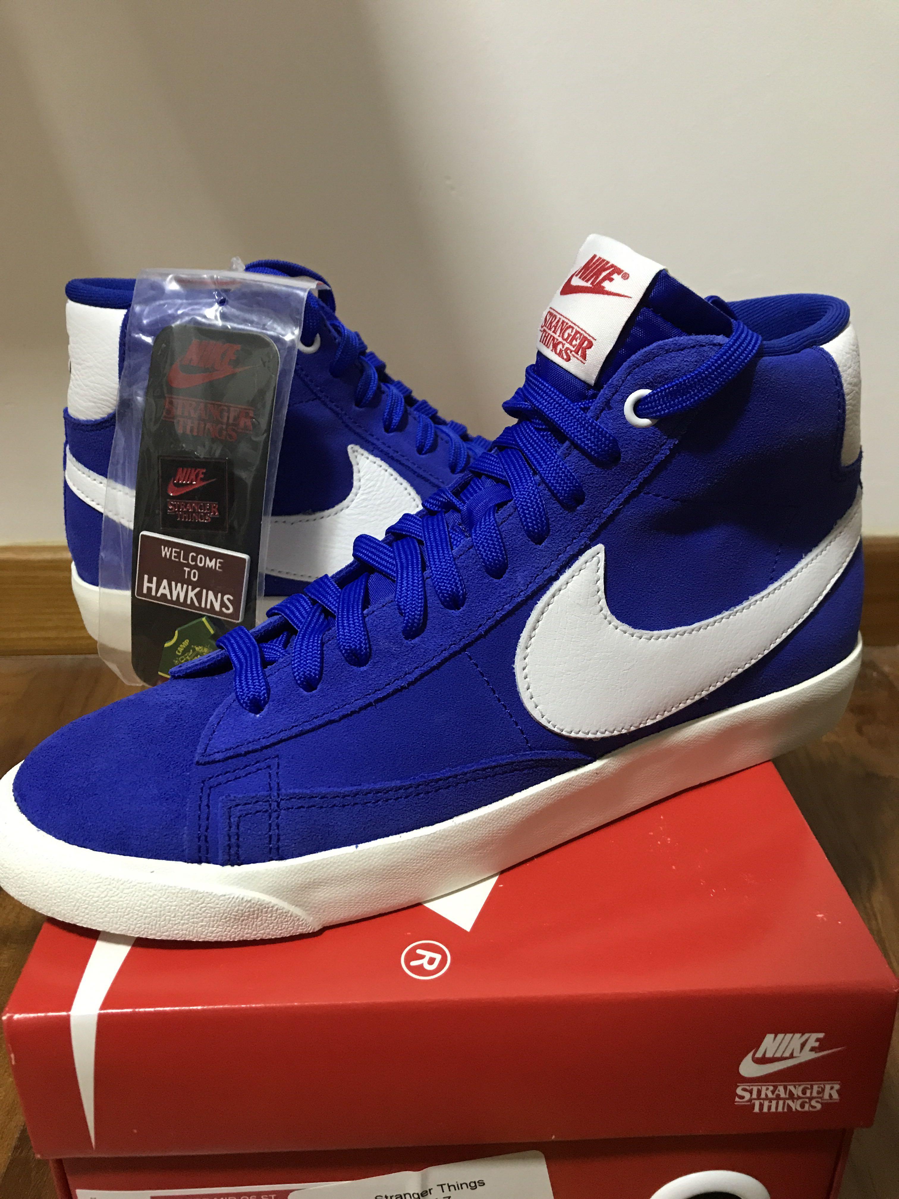 DS US8 Nike Blazer Stranger Things Men s Fashion Footwear Sneakers on Carousell
