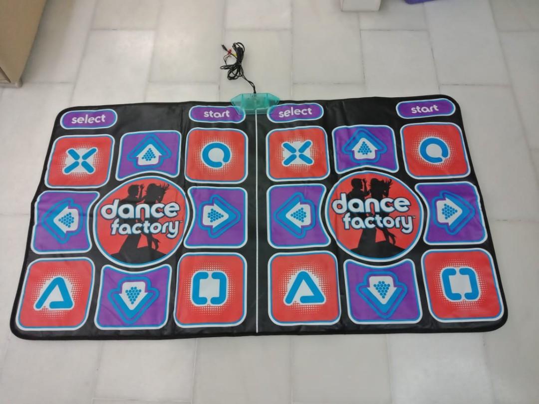 Dual Player Wireless Dance Mat TV Game Dancing Pads Console with 2