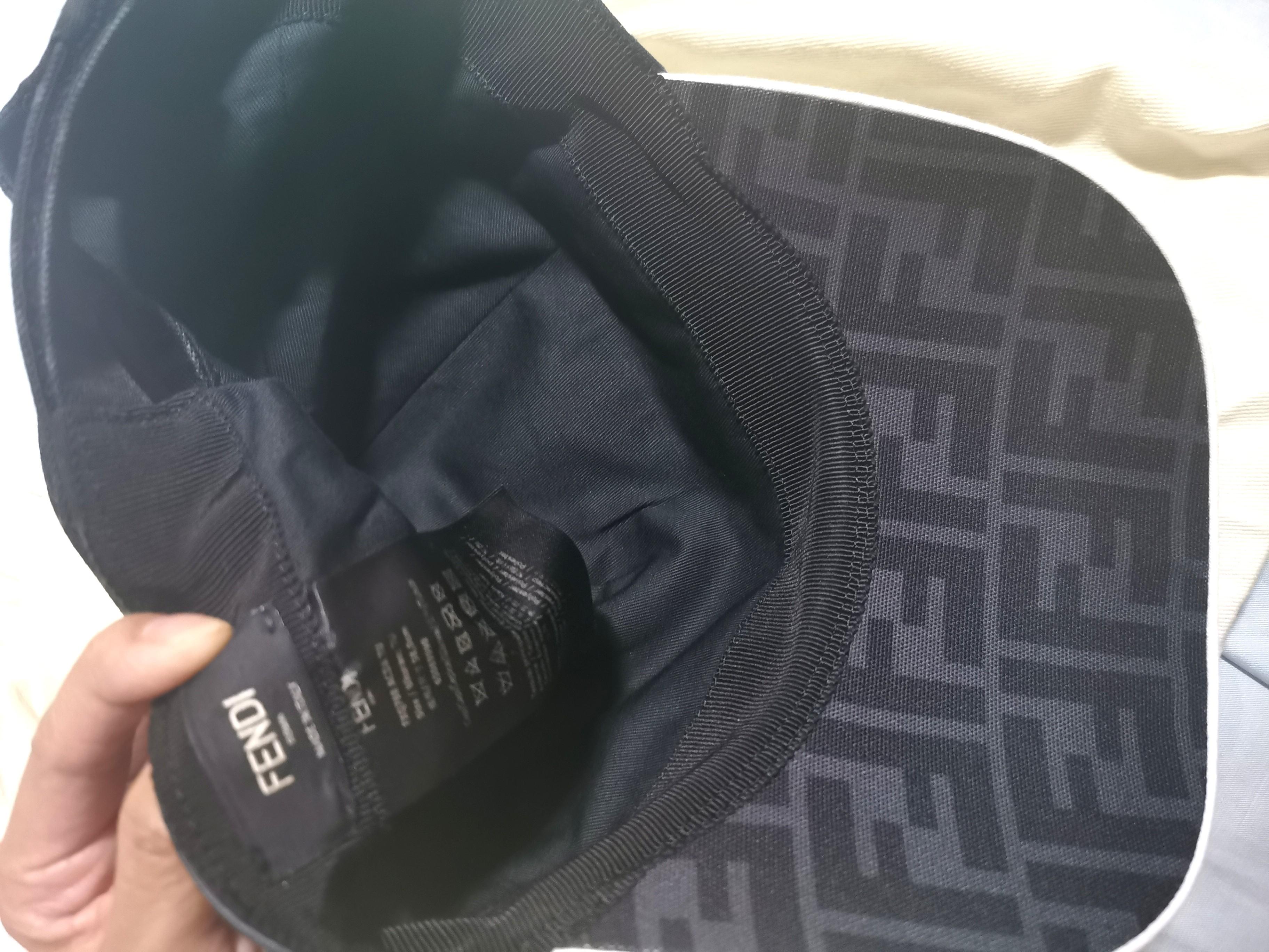 FENDI Cap black Luxury Apparel on Carousell