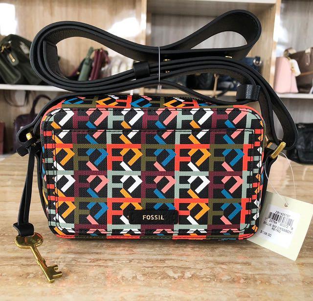 Fossil Billie Small Crossbody Retro, Barang Mewah, Tas & Dompet di