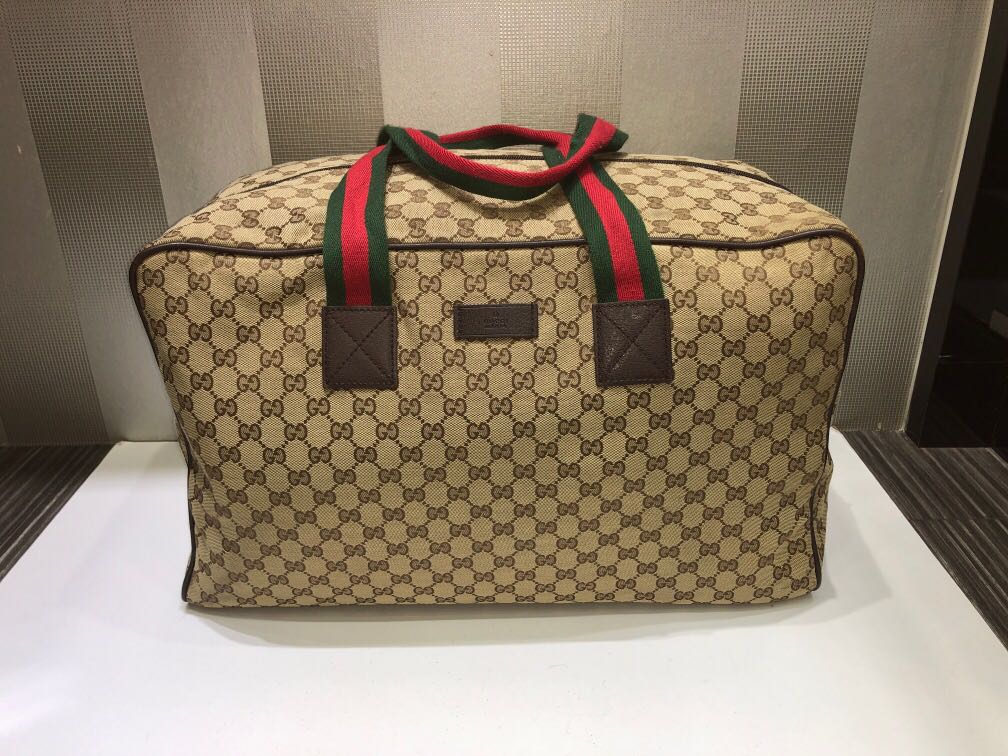 Gucci travel bag, Luxury, Bags & Wallets on Carousell
