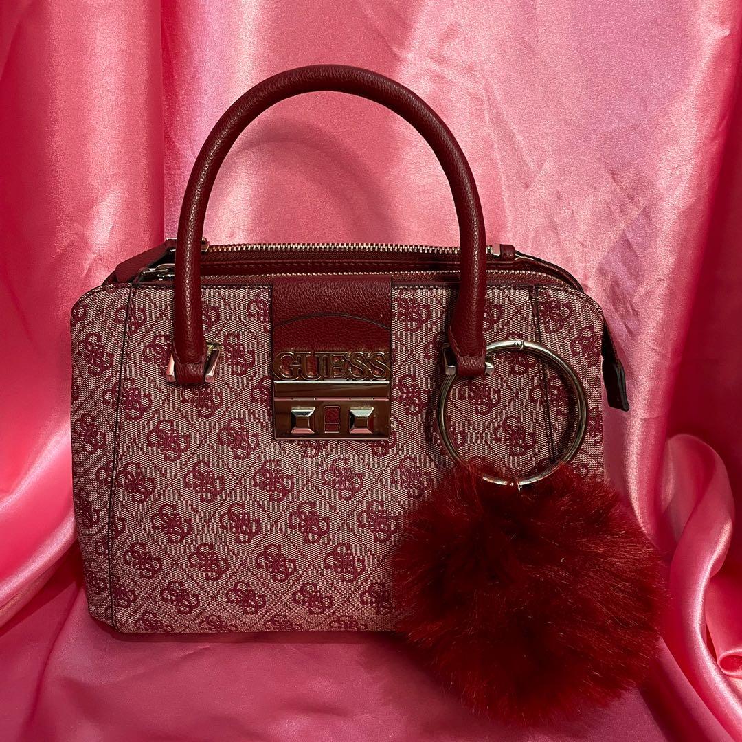 TAS AUTHENTIC GUESS LUXE LOGO HANDBAG SLING Fesyen Wanita Tas
