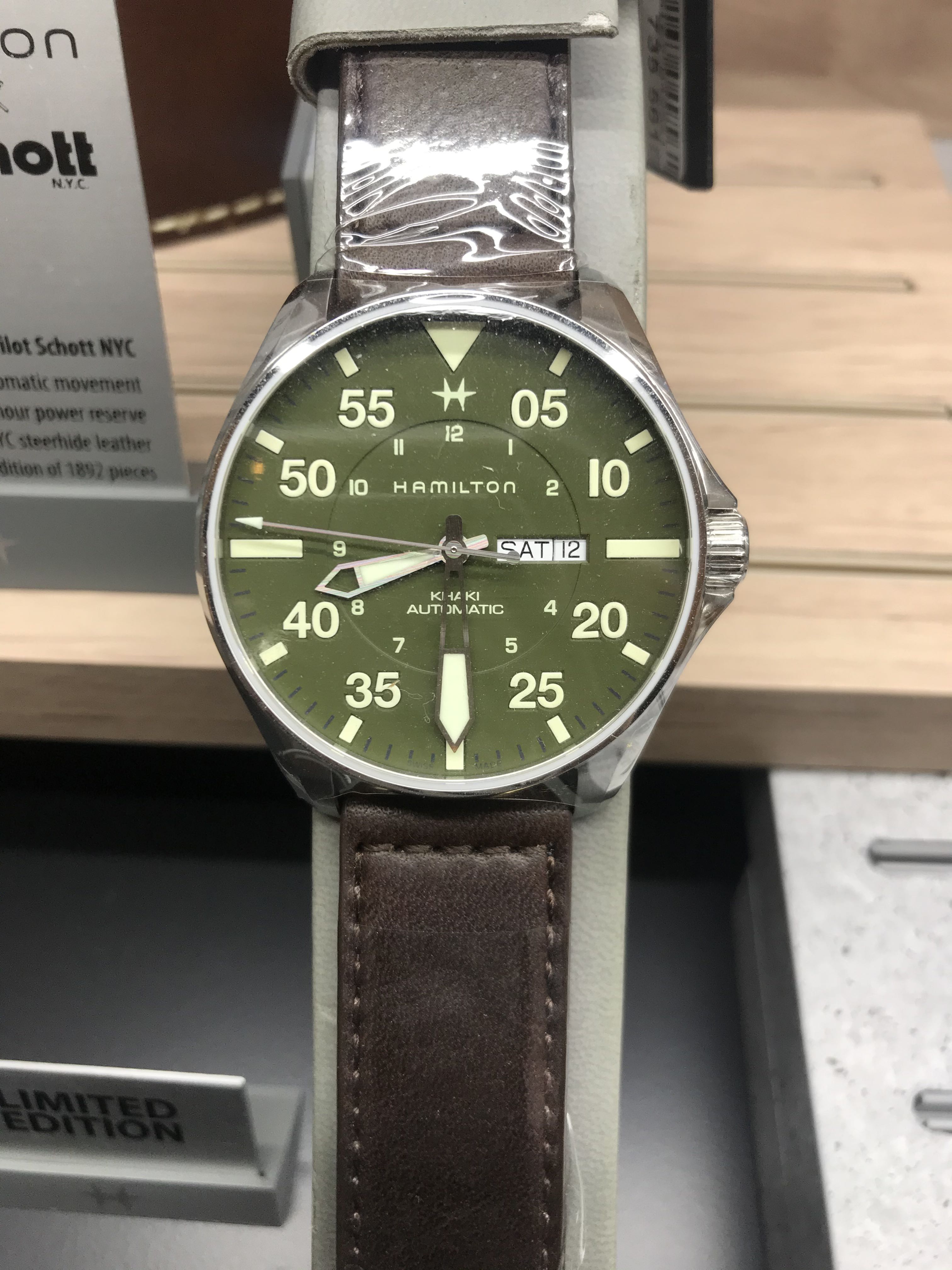 Khaki pilot sales schott nyc