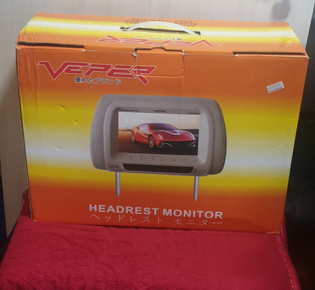 Headrest Monitor, Car Accessories, Accessories on Carousell