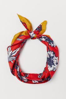H&M Red Floral Scarf/Hairband