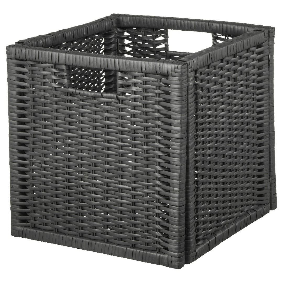 IKEA KALLAX Rattan Storage (Dull Blue), Furniture & Home Living, Home