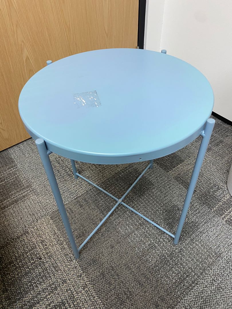 IKEA metal side table, Furniture & Home Living, Furniture, Tables