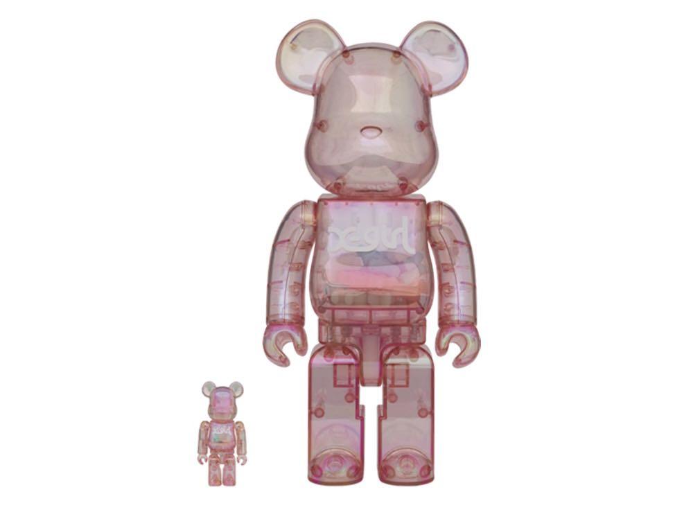 憧れの u0026 X-girl 100％ BE@RBRICK 100% 2021 & BE@RBRICK オーロラ ...