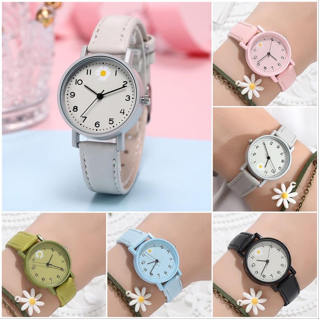 Jam Tangan Wanita Bunga Daisy Analog Quartz Korean Watch Analog Fashion Wanita Fesyen Wanita Jam Tangan Di Carousell