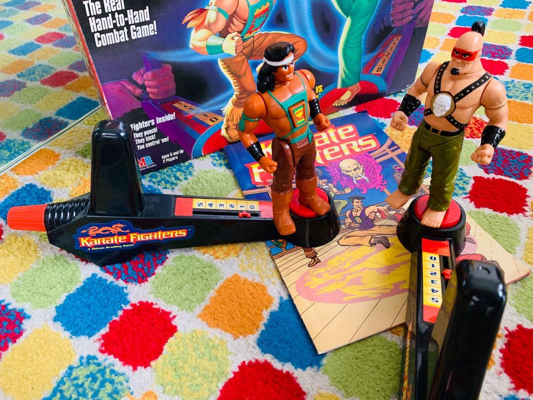 Karate Fighters Hand to Hand Combat Game by Milton Bradley. Vintage toy from the 90s. Excellent condition