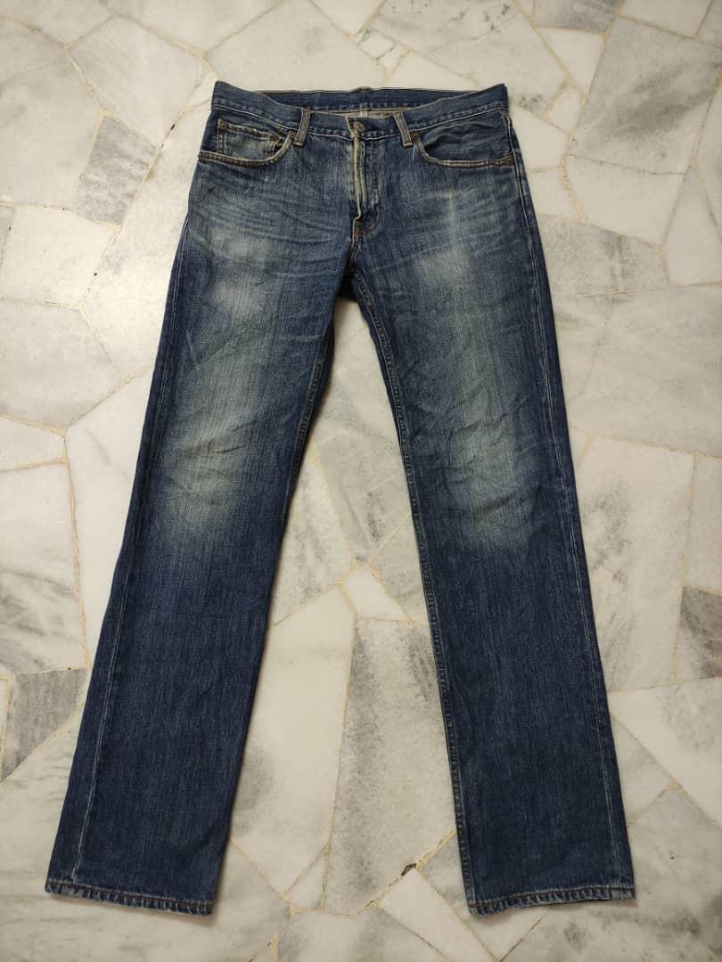Levis 502 Size 34 Straight Cut Men s Fashion Bottoms Jeans on
