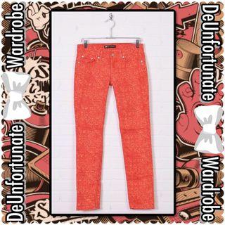 Levi’s 524 Too Superlow Tribal Orange Skinny Denim Jeans (Pls READ description below👇)