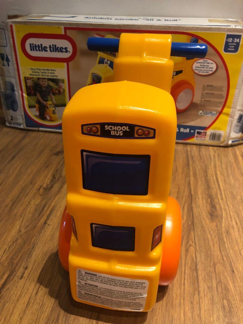 Little tikes school store bus ride on