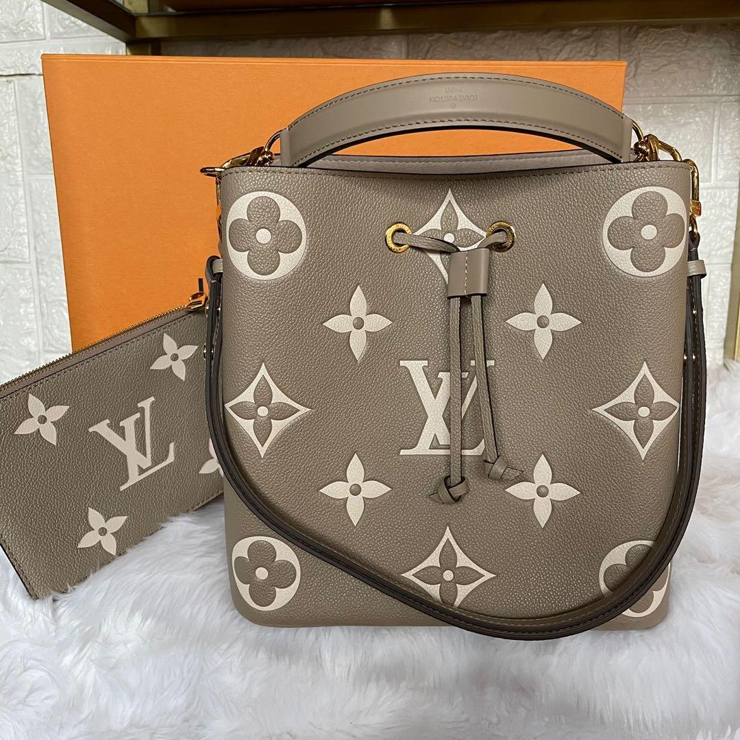 LV Neo Noe Empreinte Bicolor, Luxury, Bags & Wallets on Carousell