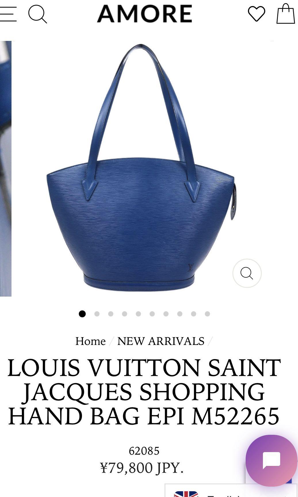 LV Saint Jacques Handbag Vintage, 名牌, 手袋及銀包- Carousell