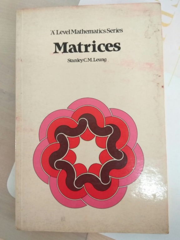 MATHEMATICS BOOK MATRICES, Hobbies & Toys, Books & Magazines, Fiction ...