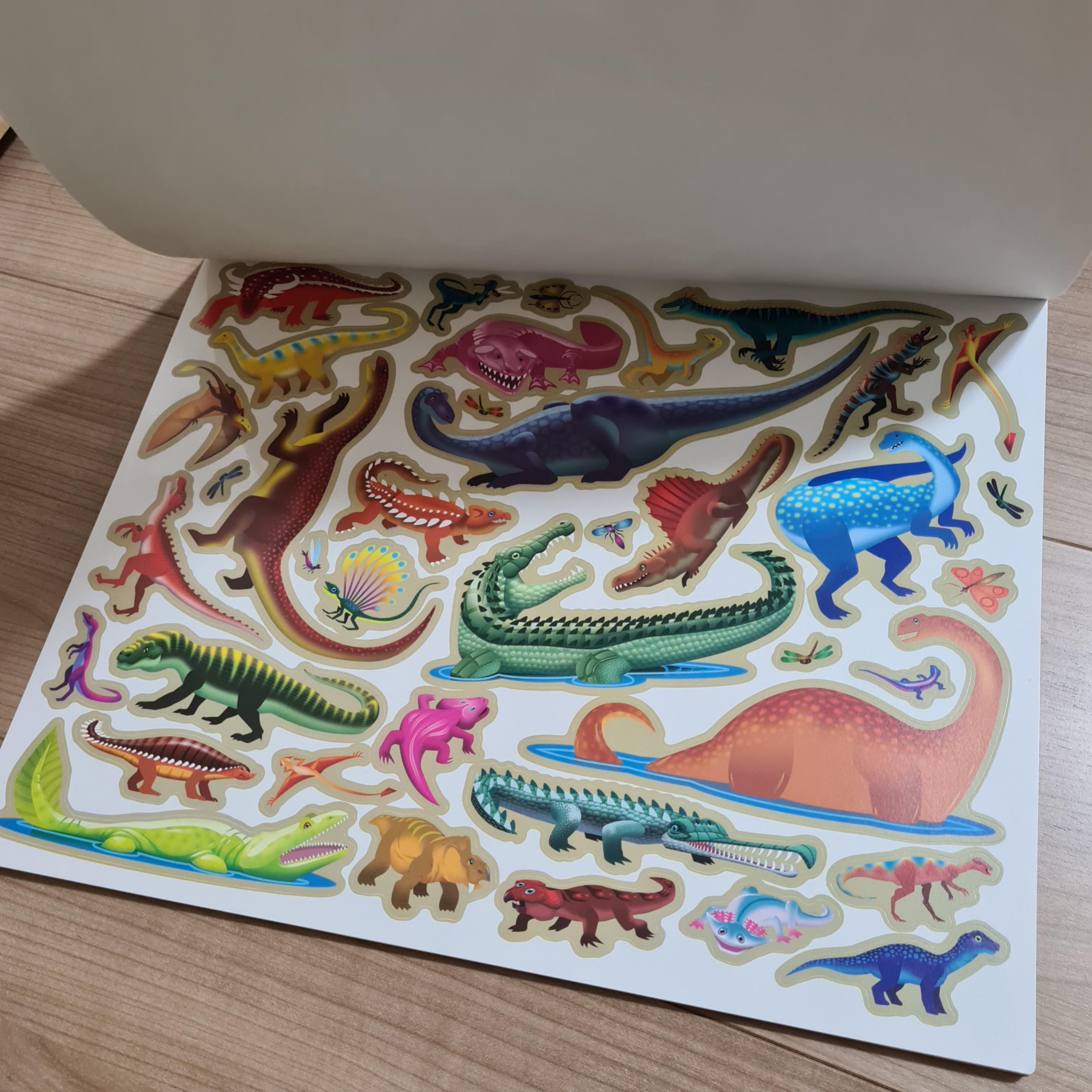 Wiederverwendbarer Sticker-Block „Prähistorisch“ Von Melissa & Doug – Kreativ-Spaß Für Kinder