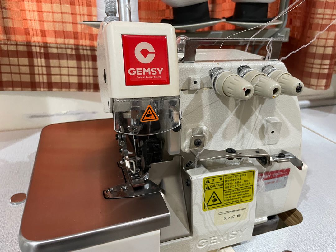Mesin Jahit Tepi Gemsy Gemsy Overlock Machine Design Craft Others On Carousell