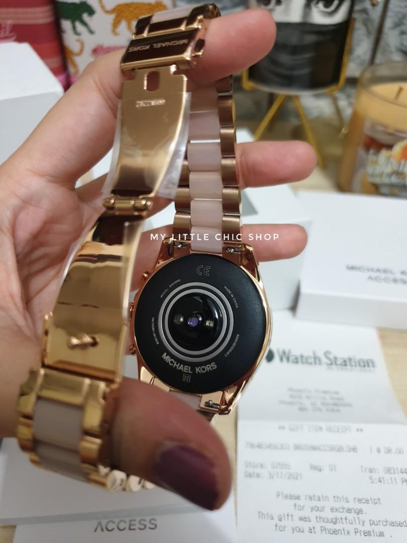 Michael Kors MKT5085 Bradshaw 2 GoldTone Smartwatch 44