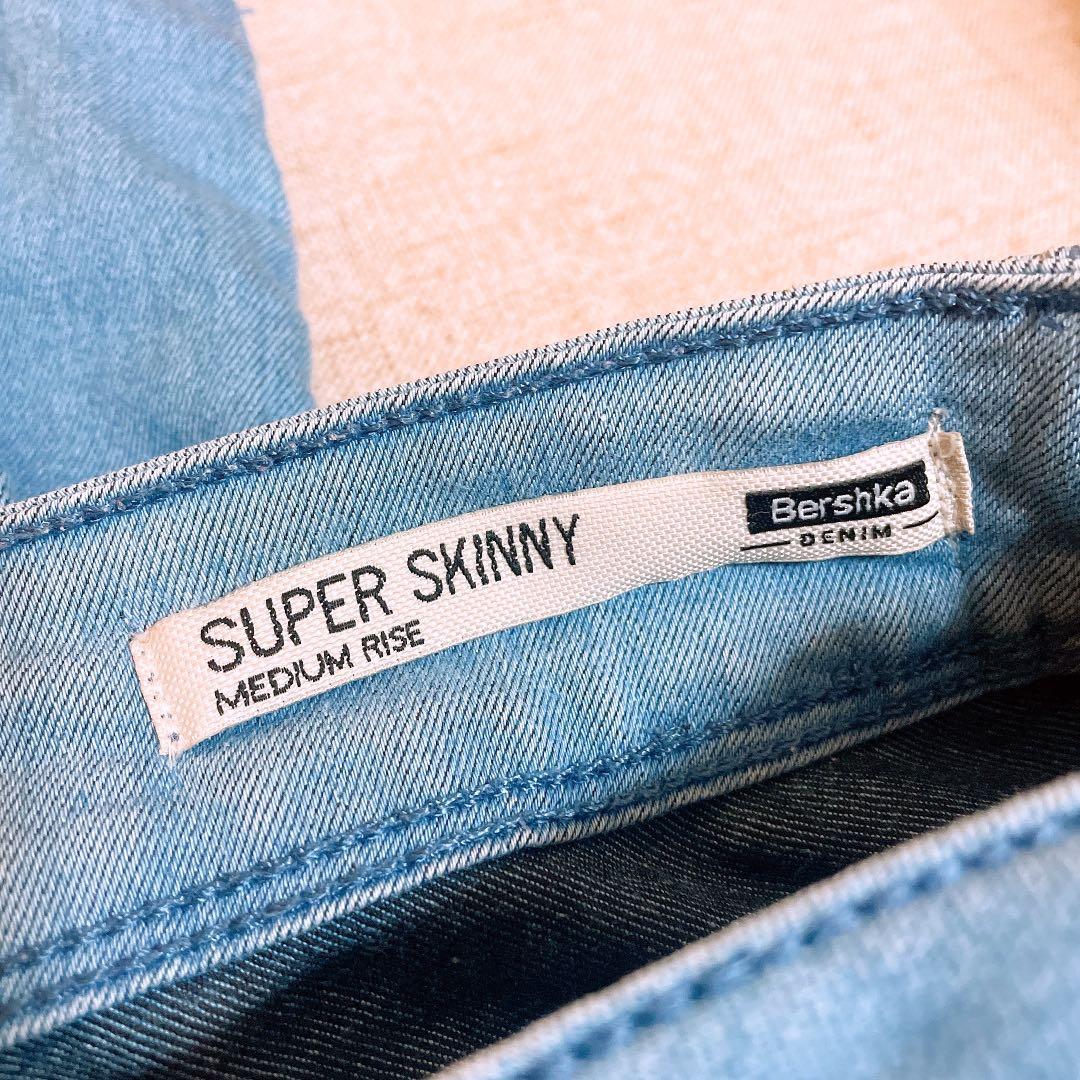 bershka skinny medium rise