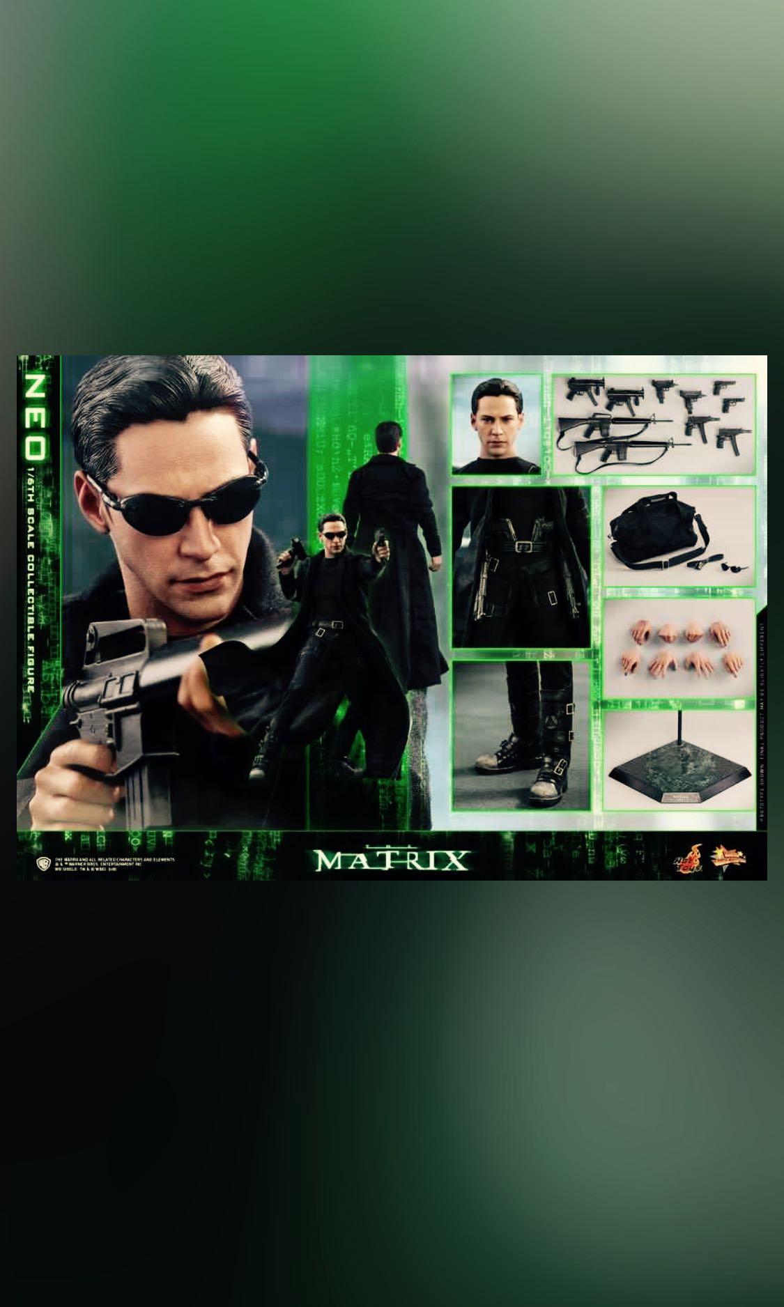 MISB Hot Toys Neo fromThe Matrix Hobbies Toys Toys Games on