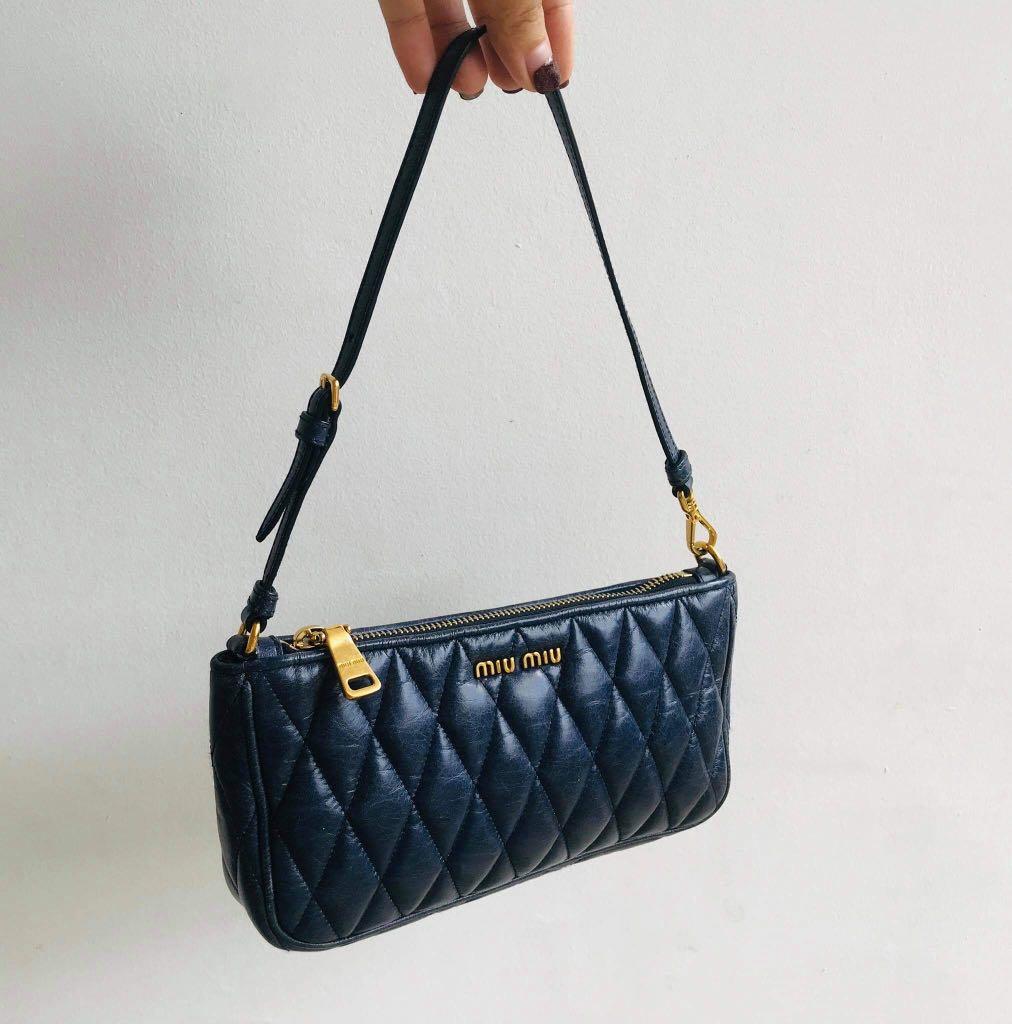 Miu Miu pochette, Luxury, Bags \u0026 Wallets on Carousell