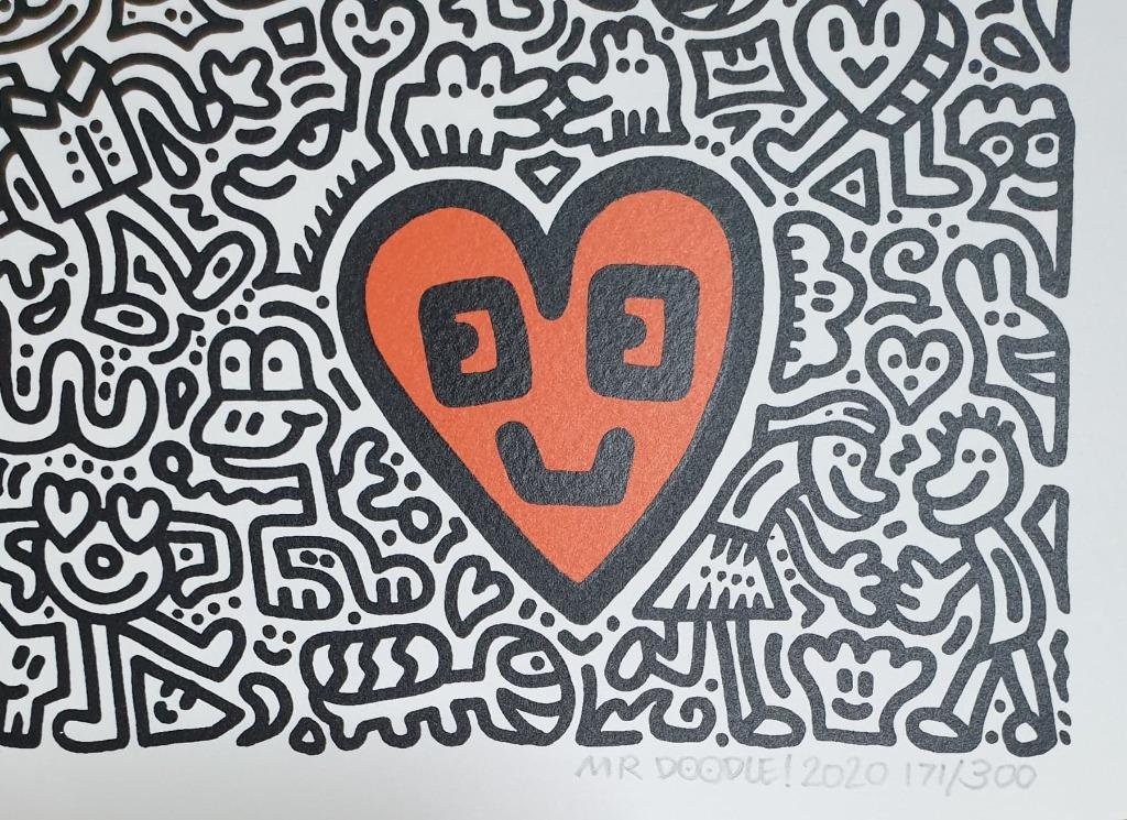 Mr. Doodle Heartland Limited Edition Print, 171/300, Hobbies 