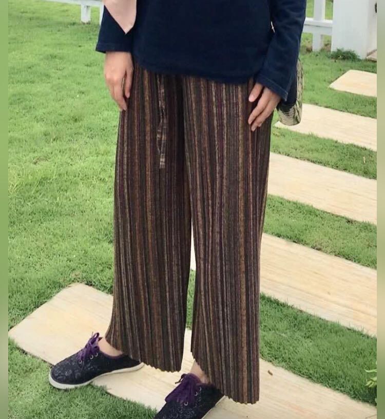 Multi Color Striped Pants #HargaPadu 