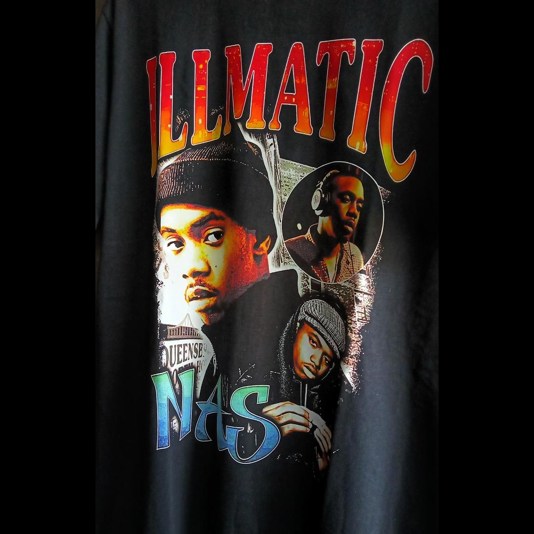 T-shirt Illmatic Nas 1994 - Hip-hop Vintage, Design Graphique, Coton 100%, Pour Hommes
