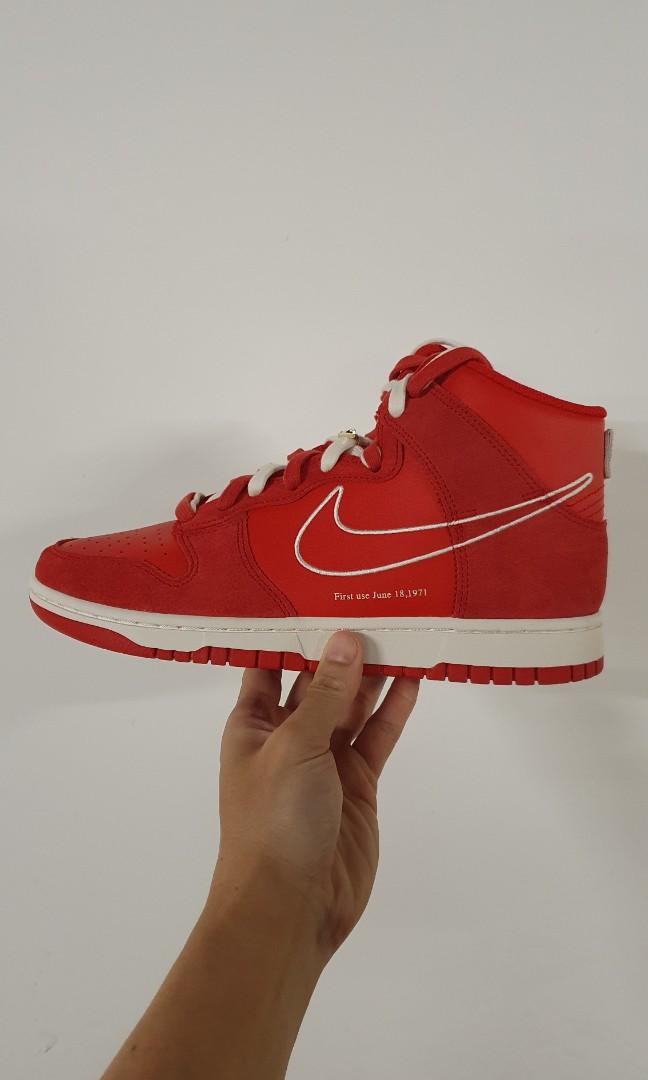 Nike Dunk High First Use University Red Men s Fashion Footwear