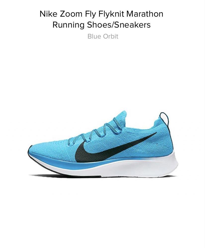 Nike zoom fly flyknit Men s Fashion Footwear Sneakers on Carousell