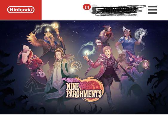 Nine parchments shop switch price