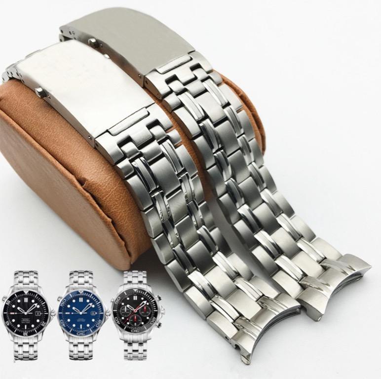 Omega stainless store steel band