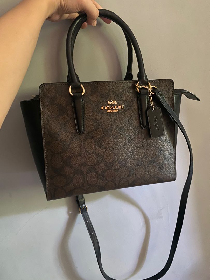 Original Coach Two Way Bag, Luxury, Bags & Wallets on Carousell