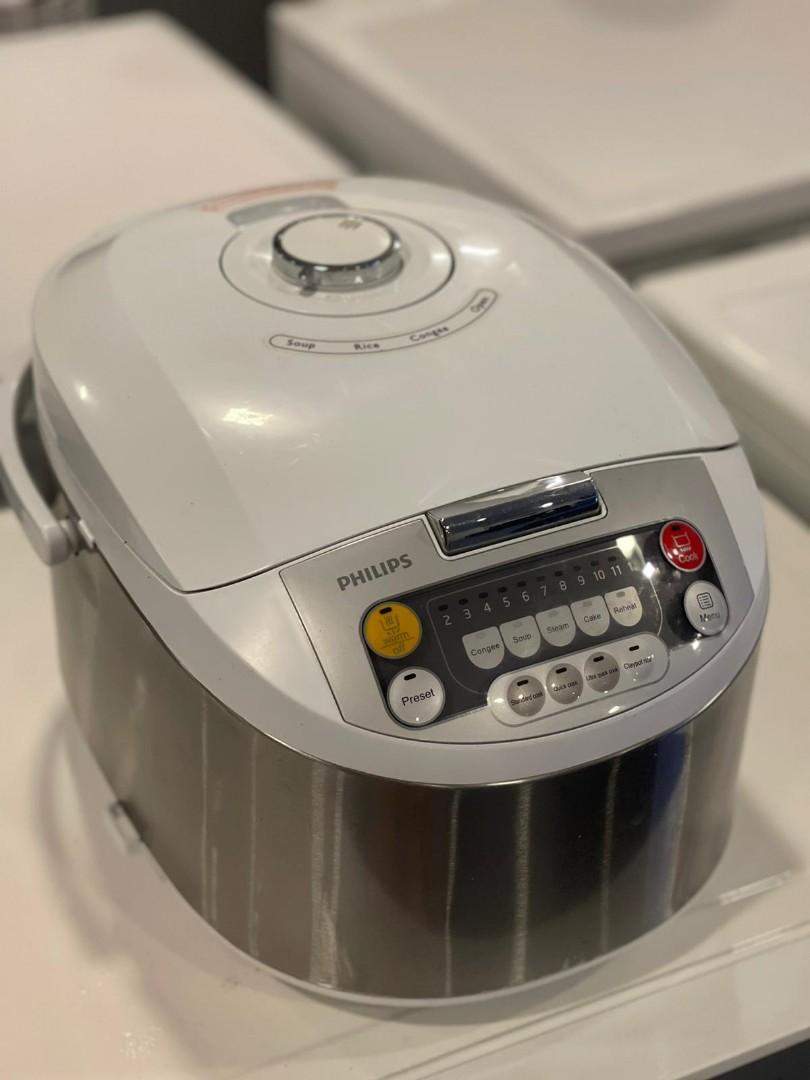 PHILIPS HD3038 FUZZY LOGIC RICE COOKER (1.8L), TV & Home Appliances