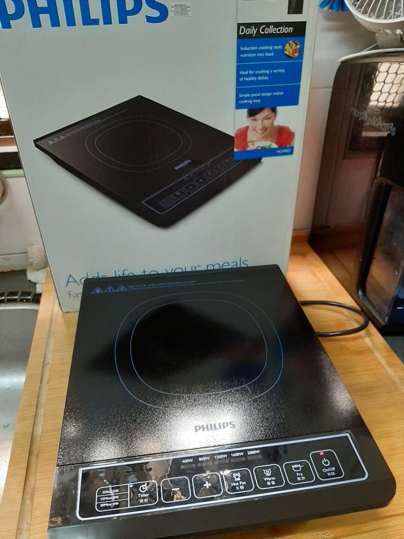 Philips Induction Cooker 5 Power Levels HD4902/60, TV & Home Appliances