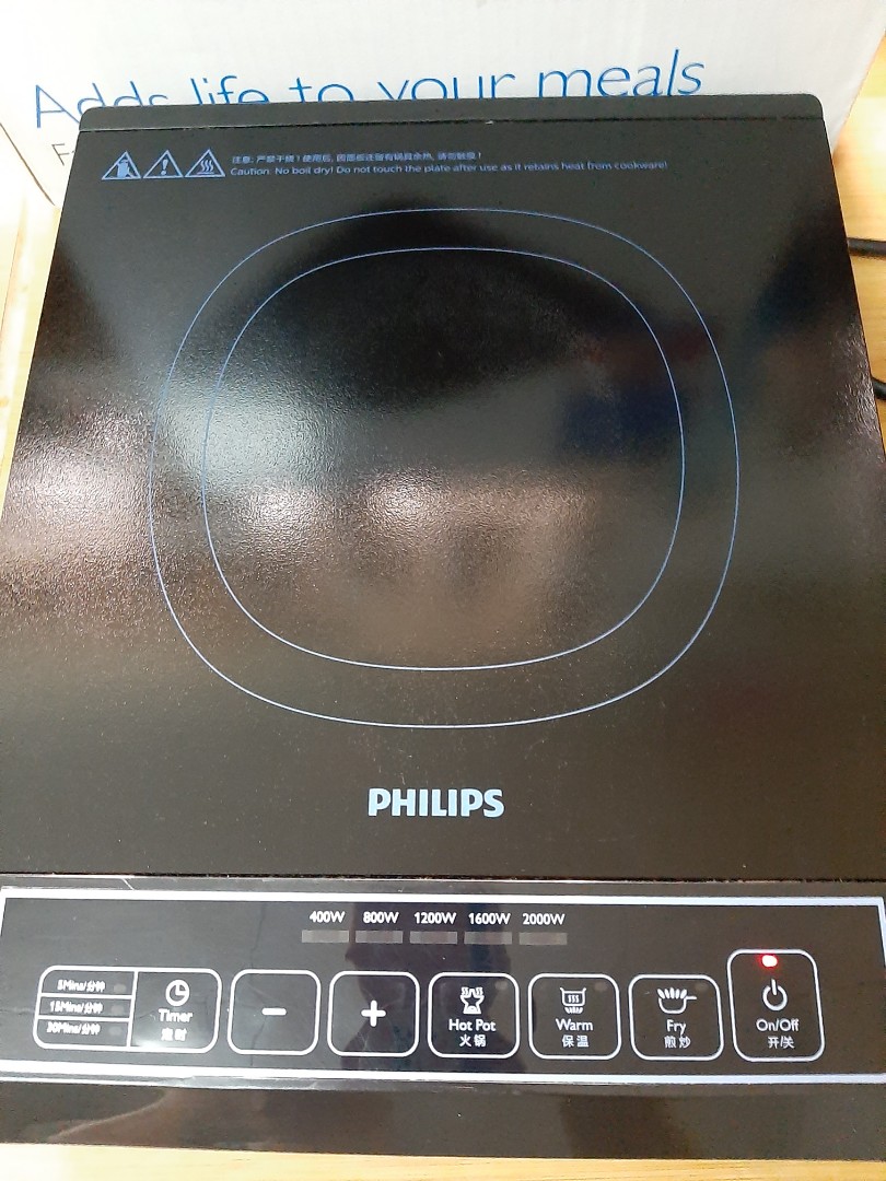 Philips Induction Cooker 5 Power Levels HD4902/60, TV & Home Appliances