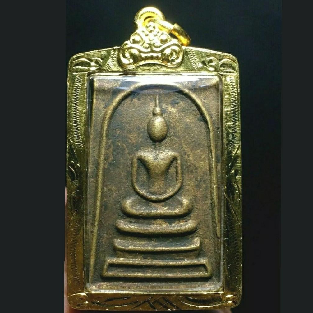 PHRA SOMDEJ LP RARE OLD THAI BUDDHA AMULET PENDANT MAGIC ANCIENT IDOL#173 