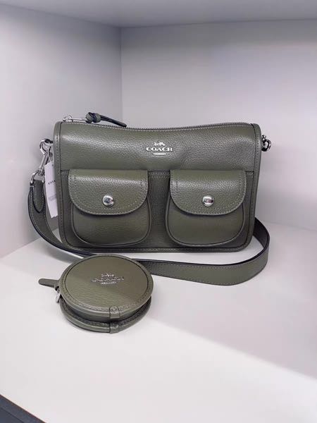 Coach Pennie Crossbody Bag With Coin Case in Mango C5778 –