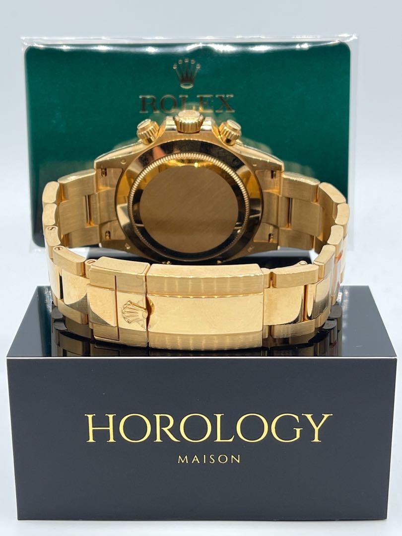 Preowned Rolex Daytona Yellow Gold 116508 Champagne Shawn Yue