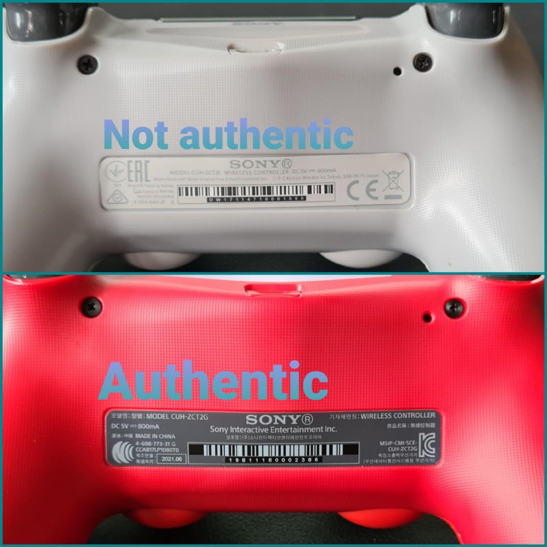 PSA] ORIGINAL vs FAKES, Video Gaming, Gaming Accessories, Controllers on Carousell